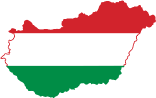 patriotic map of Hungary